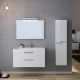 Meuble salle de bain CALABRO 1000 Blanc
