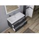 Meuble salle de bain CALABRO 1000 Gris Anthracite