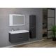 Meuble salle de bain CALABRO 1000 Gris Anthracite