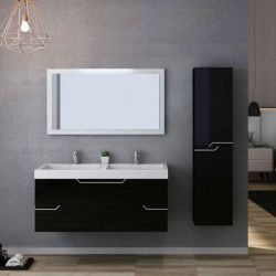 Meuble salle de bain CALABRO 1200 Noir