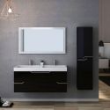 Meuble salle de bain CALABRO 1200 Noir