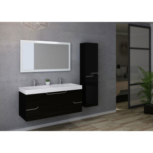 Meuble salle de bain CALABRO 1200 Noir