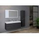 Meuble salle de bain CALABRO 1200 Gris Anthracite