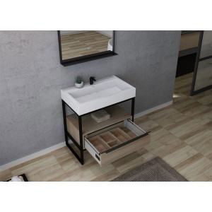 Meuble salle de bain LAMEZIA 800 Scandinave