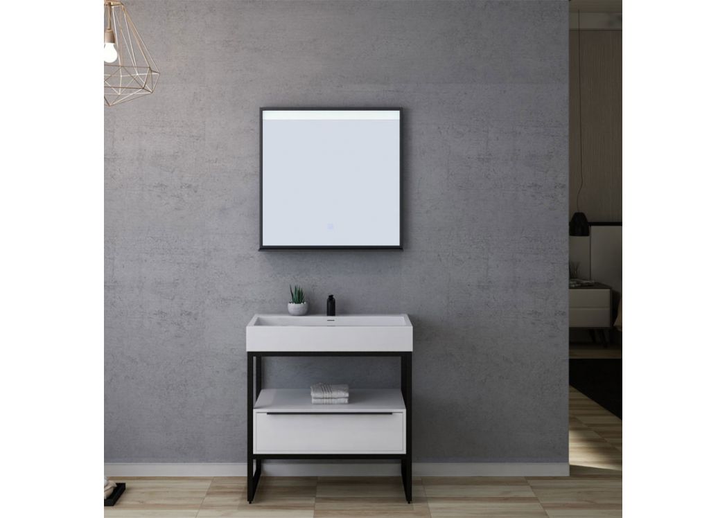 Miroir avec Lumière Led Séville pour la salle de Bains