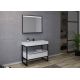 Meuble salle de bain LAMEZIA 1000 Blanc