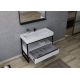 Meuble salle de bain LAMEZIA 1000 Blanc