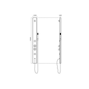 Colonne de douche hydromassante multifonction SDTNL32