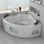 Baignoire balnéo d'angle Corleone 48 jets