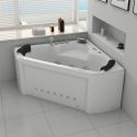 Baignoire balneo d'angle Maloya whirlpool 28 jets