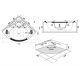 dimensions Romantica-A whirlpool 36 jets