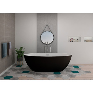 Baignoire îlot Valentia Black