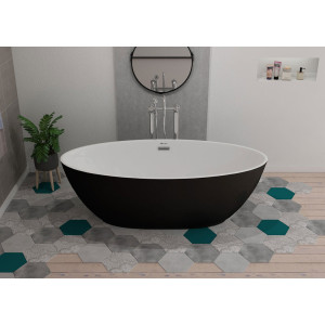 Baignoire îlot Valentia Black