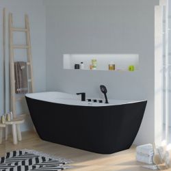 Plan dimensions Baignoire îlot Alcira Black