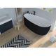 Baignoire îlot Pravia Black