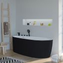 Baignoire îlot Pravia Black