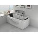 Baignoire balneo 2 places rectangulaire whirlpool Caïman 32 jets