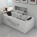 Baignoire balneo 2 places rectangulaire whirlpool Caïman 32 jets