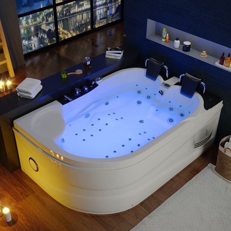 Grande baignoire Balnéo asymétrique whirlpool G-QUILOTOA