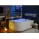 Baignoire Balnéo asymétrique G-Quilotoa whirlpool 46 jets