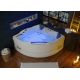 Baignoire Balnéo d'angle Néfertiti whirlpool 43 Jets