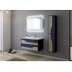 Salle de bain design URBINO 1000 Scandinave et Bleu Saphir