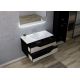 Meuble ouvert simple vasque URBINO 1000