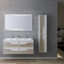Meuble salle de bain URBINO 1200 Scandinave et Blanc