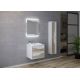 Meuble salle de bain URBINO 600 Scandinave et Blanc