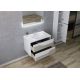 Meubles ouverts salle de bain URBINO 800 Scandinave et Blanc