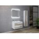 Meuble salle de bain URBINO 800 Scandinave et Blanc