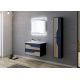 Meuble salle de bain URBINO 800 Scandinave et Bleu Saphir