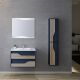 Meuble salle de bain URBINO 800 Scandinave et Bleu Saphir