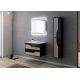 Meuble salle de bain tendance URBINO 800 Scandinave et Noir