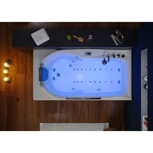 Baignoire Balnéo rectangulaire D-Fidji ST 30 jets