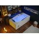 Baignoire Balnéo rectangulaire D-Fidji ST whirlpool 30 jets