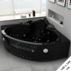 Salle de bain Online garanti la baignoire Maeva black 5 ans