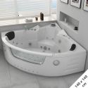 Baignoire Balnéo d'angle Maeva whirlpool 39 jets