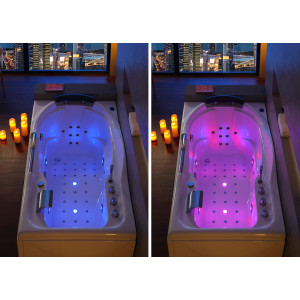 Baignoire Balnéo rectangulaire D-Bounty 47 jets