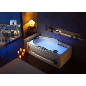 Baignoire Balnéo rectangulaire D-Bounty 47 jets