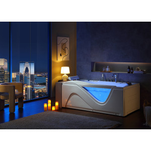 Baignoire avec hydromassage pour votre salle de bain d-féroé