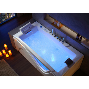 Baignoire Balnéo rectangulaire D-Feroe 39 jets