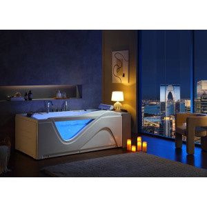 Baignoire Balnéo rectangulaire G-Feroe 39 jets