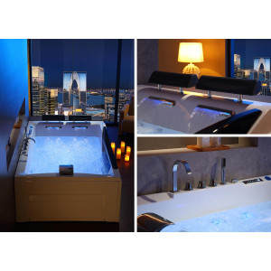 48 jets de massage pour détendre votre corps de la tête aux pieds