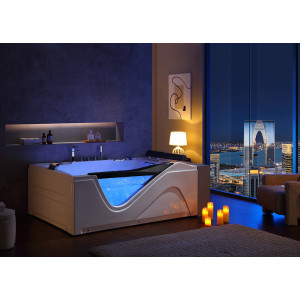 Baignoire Balnéo rectangulaire G-Cayenne 48 jets