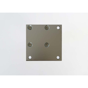 Lot de 4 pieds de 200 mm avec plaque de fixation à 4 vis
