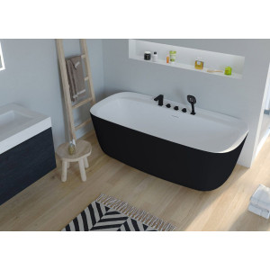 Baignoire îlot Lucena Black Baignoire îlot Lucena Black