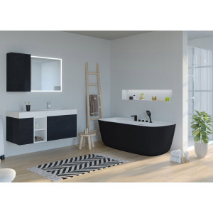 Baignoire îlot Lucena Black Baignoire îlot Lucena Black