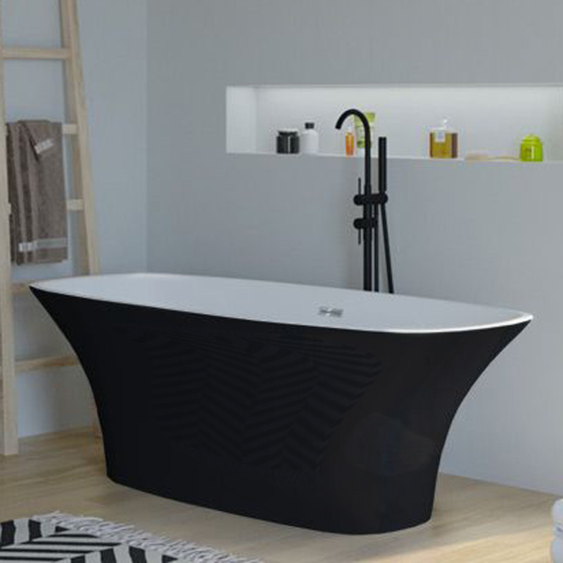 Baignoire îlot Lizarra Black Baignoire îlot Lizarra Black