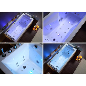 Détails baignoire balneo Mumbai-G 30 jets
